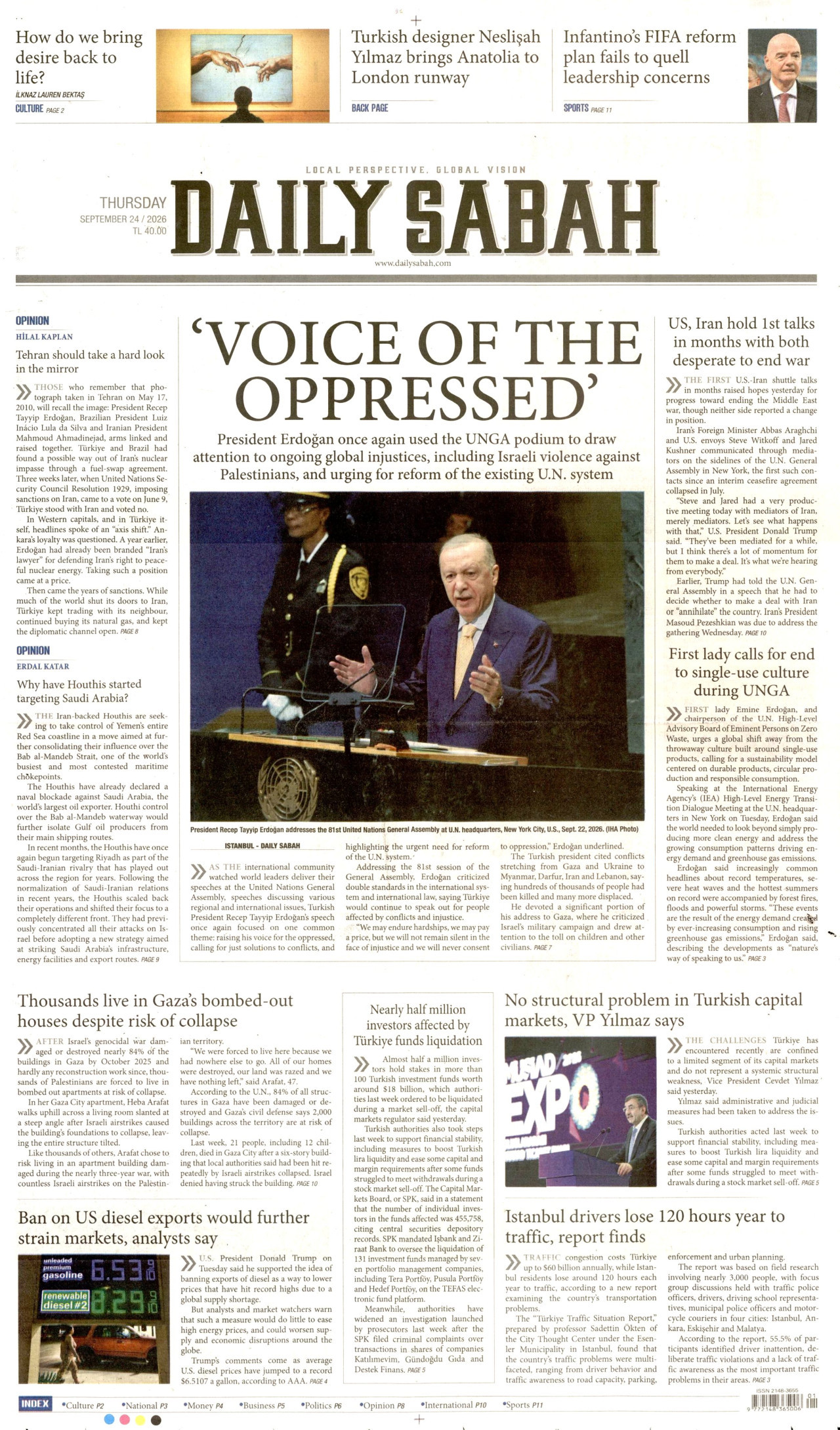 daily-sabah gazetesi