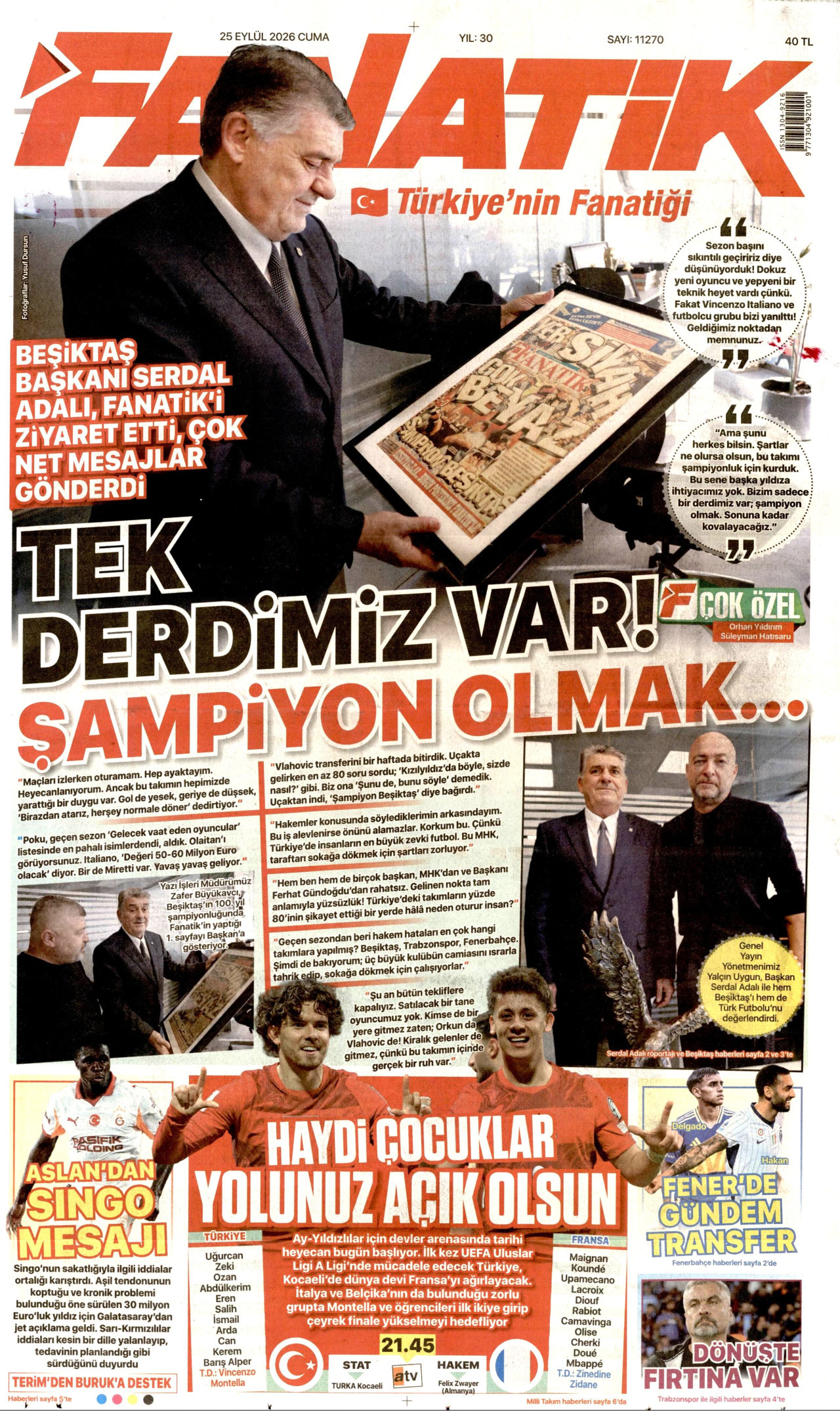 fanatik gazetesi
