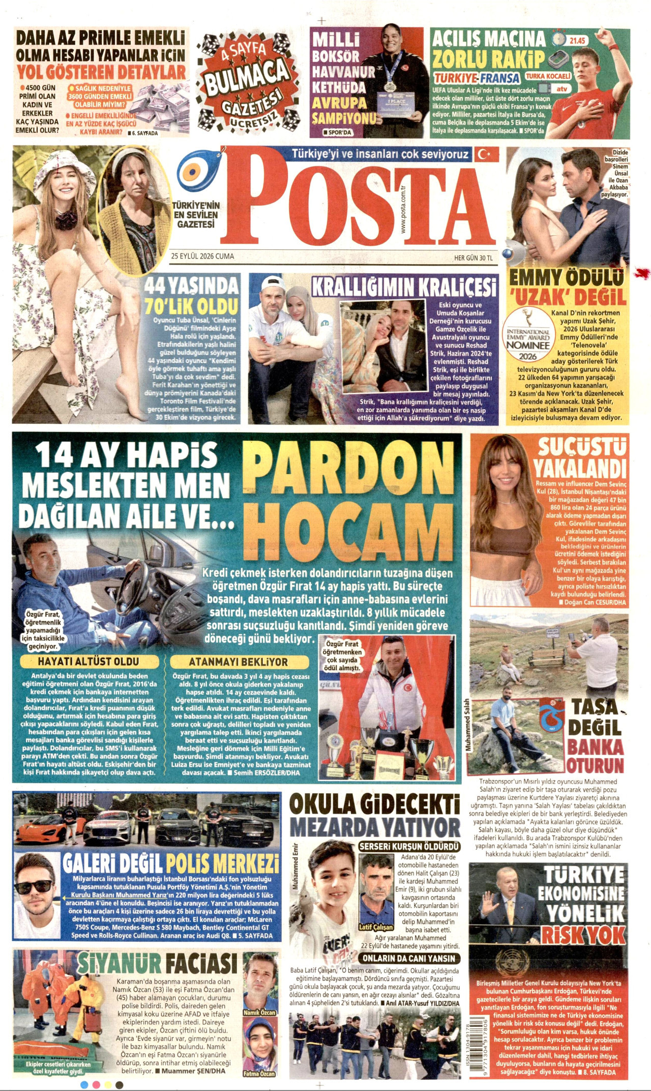 posta gazetesi