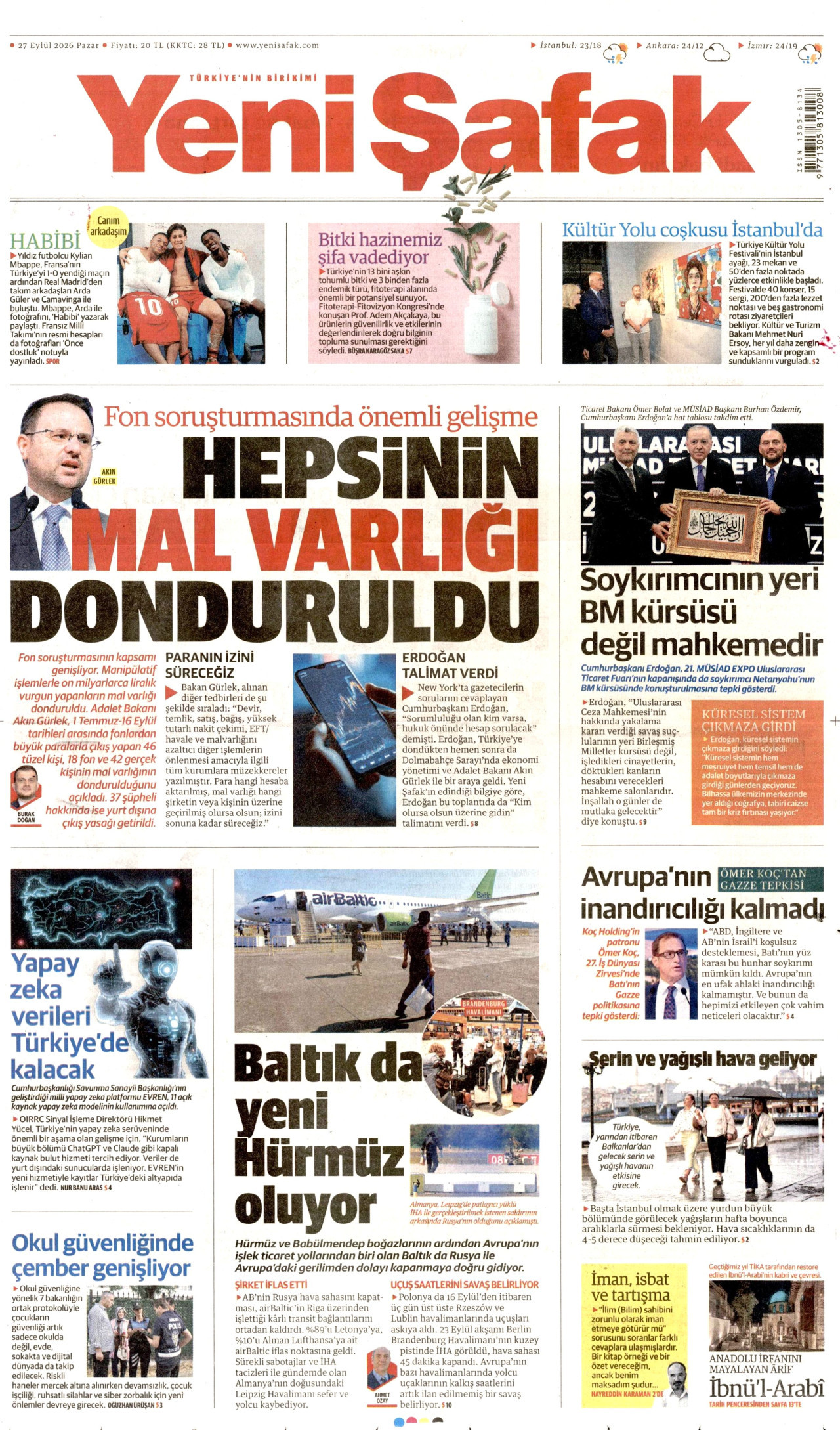 yeni-safak gazetesi