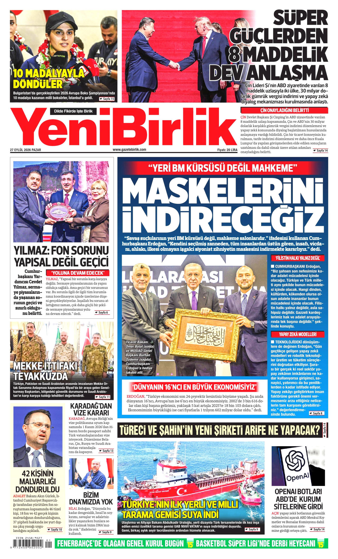 yenibirlik gazetesi