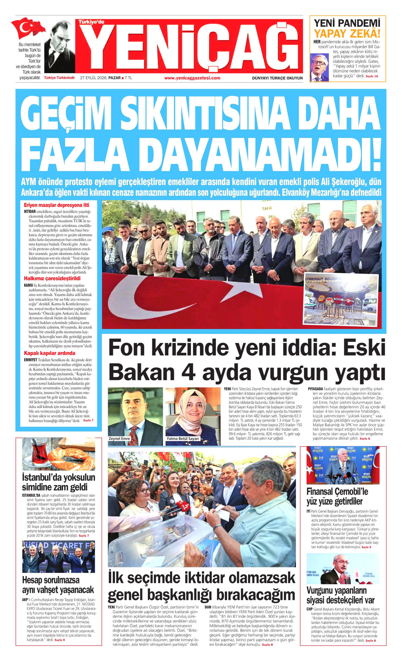 yenicag gazetesi