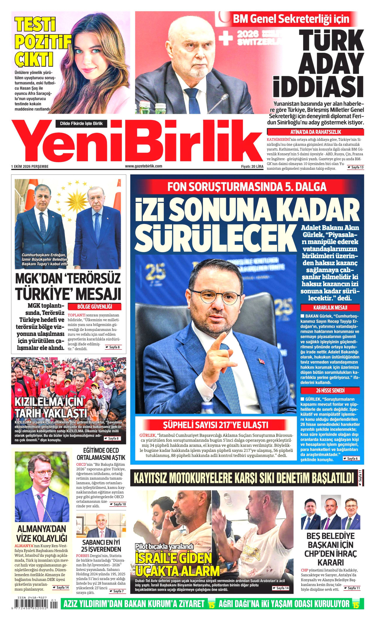 yenibirlik gazetesi