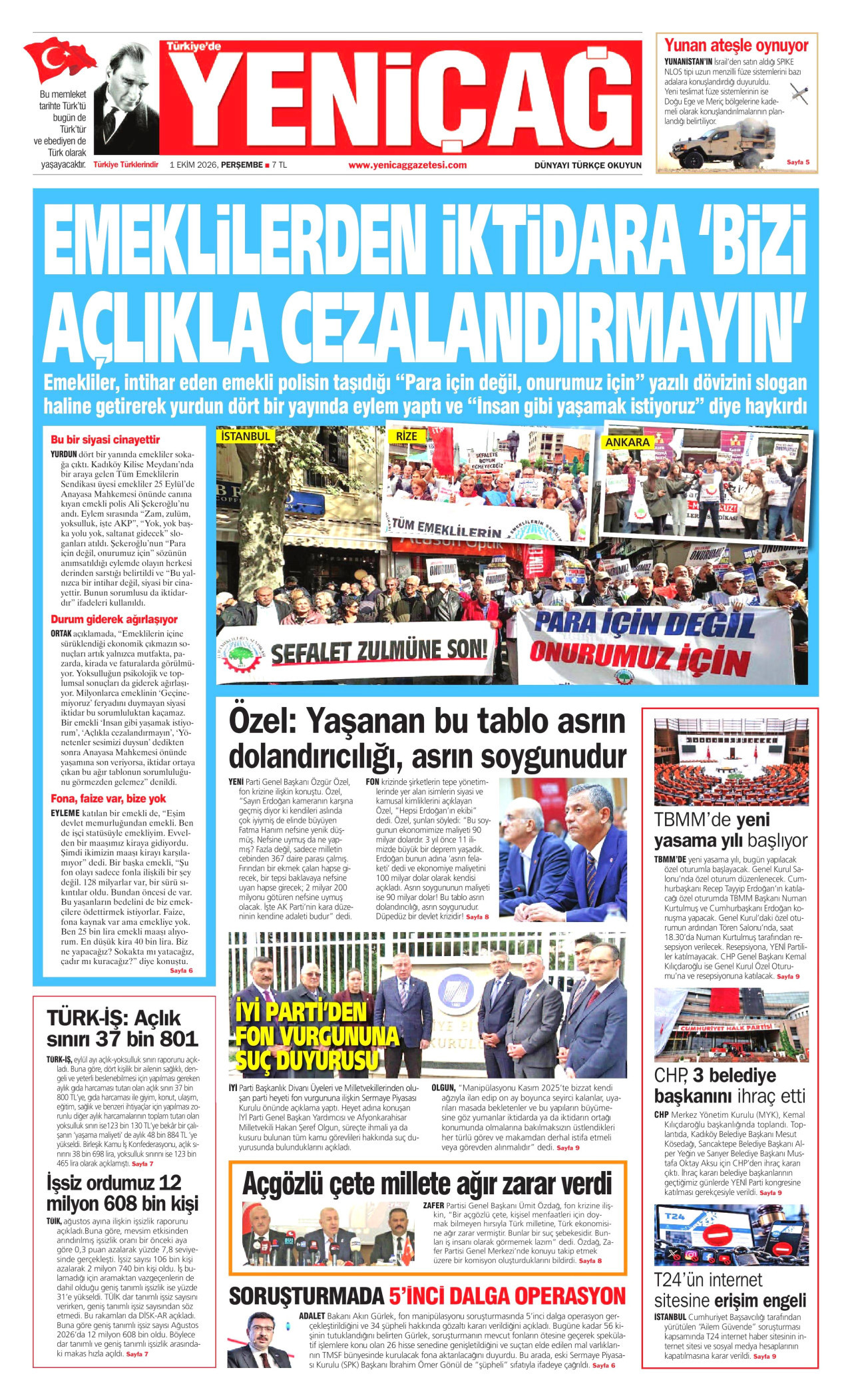 yenicag gazetesi