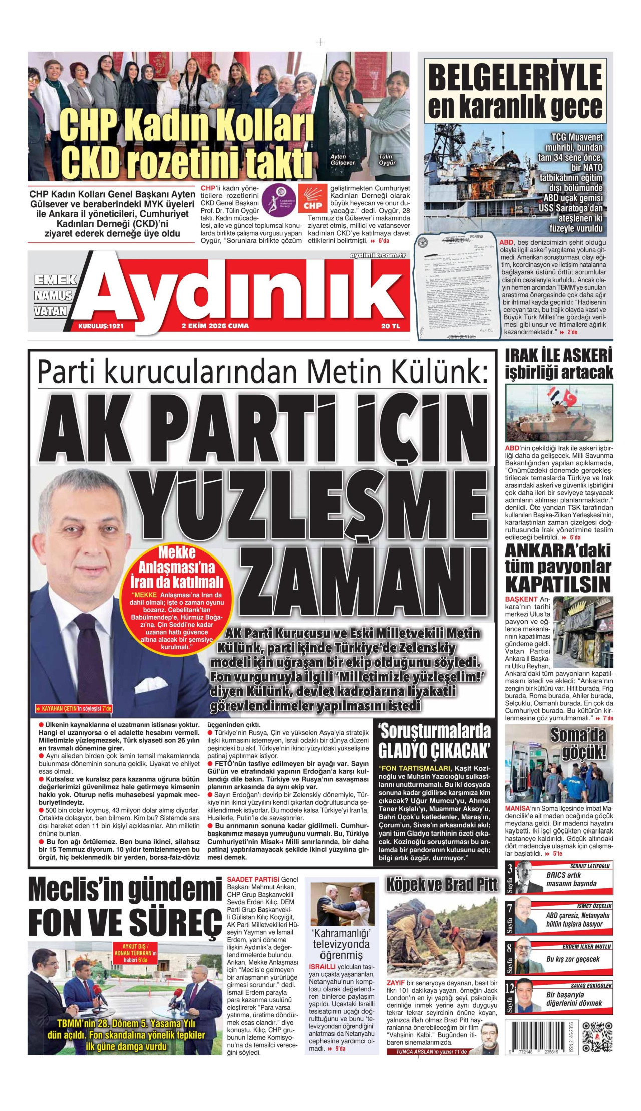 aydinlik-gazetesi gazetesi