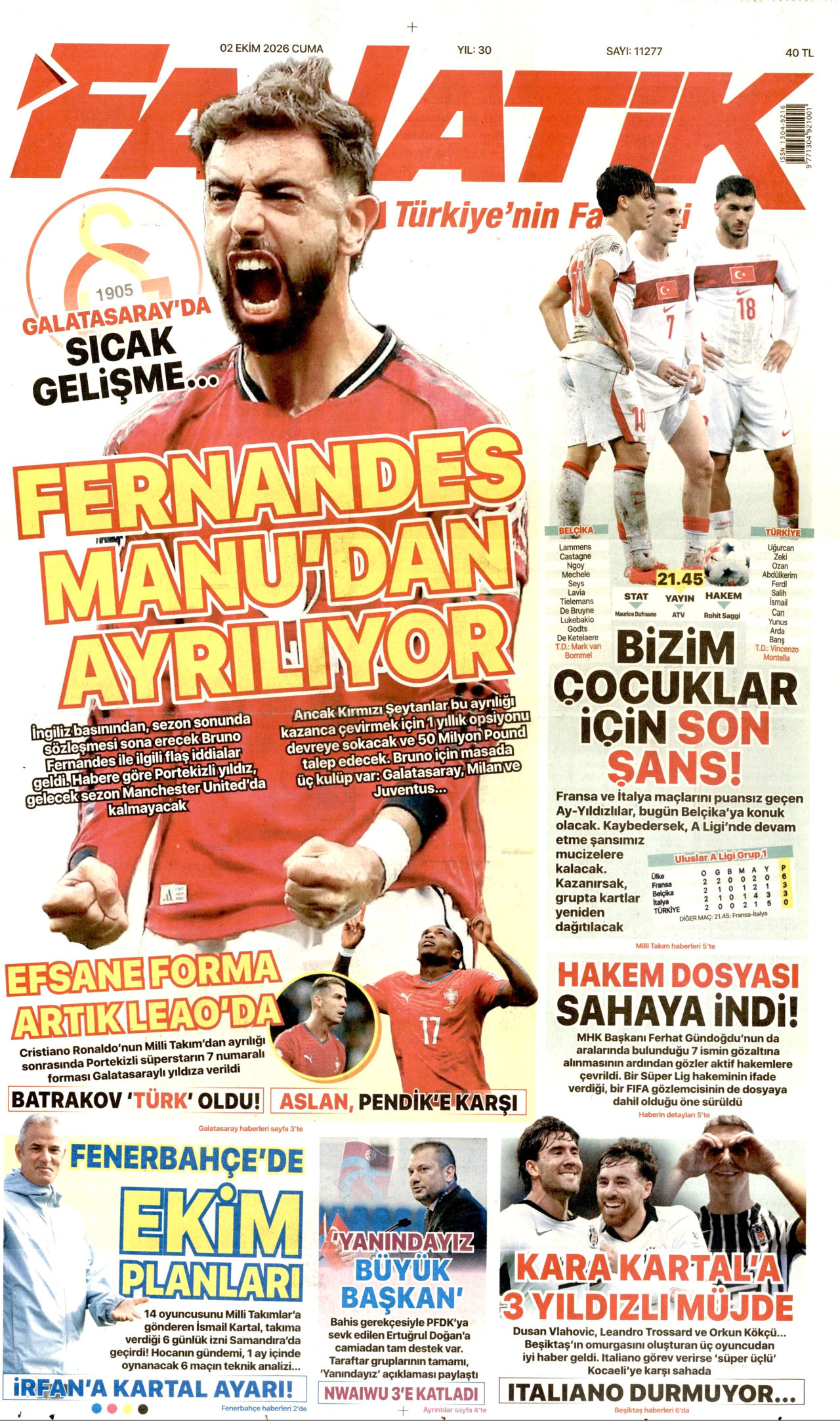 fanatik gazetesi