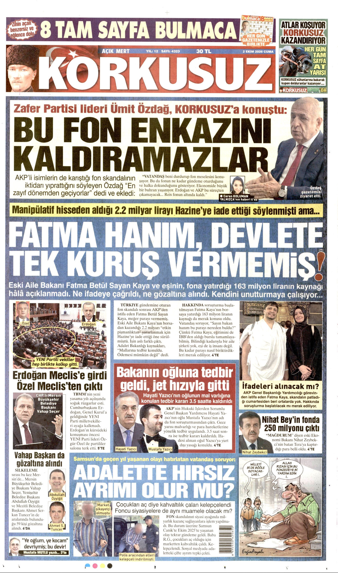 korkusuz gazetesi