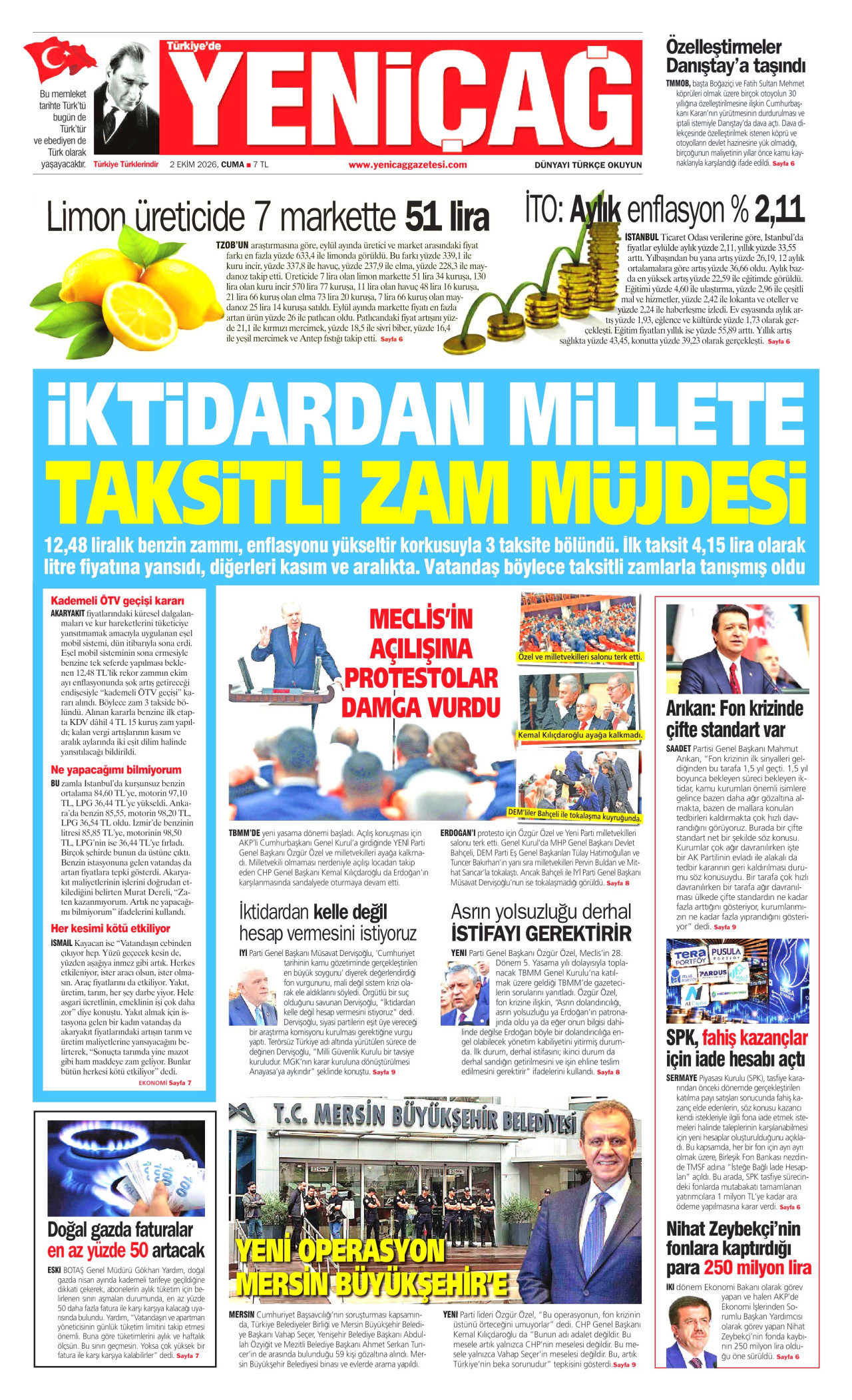 yenicag gazetesi