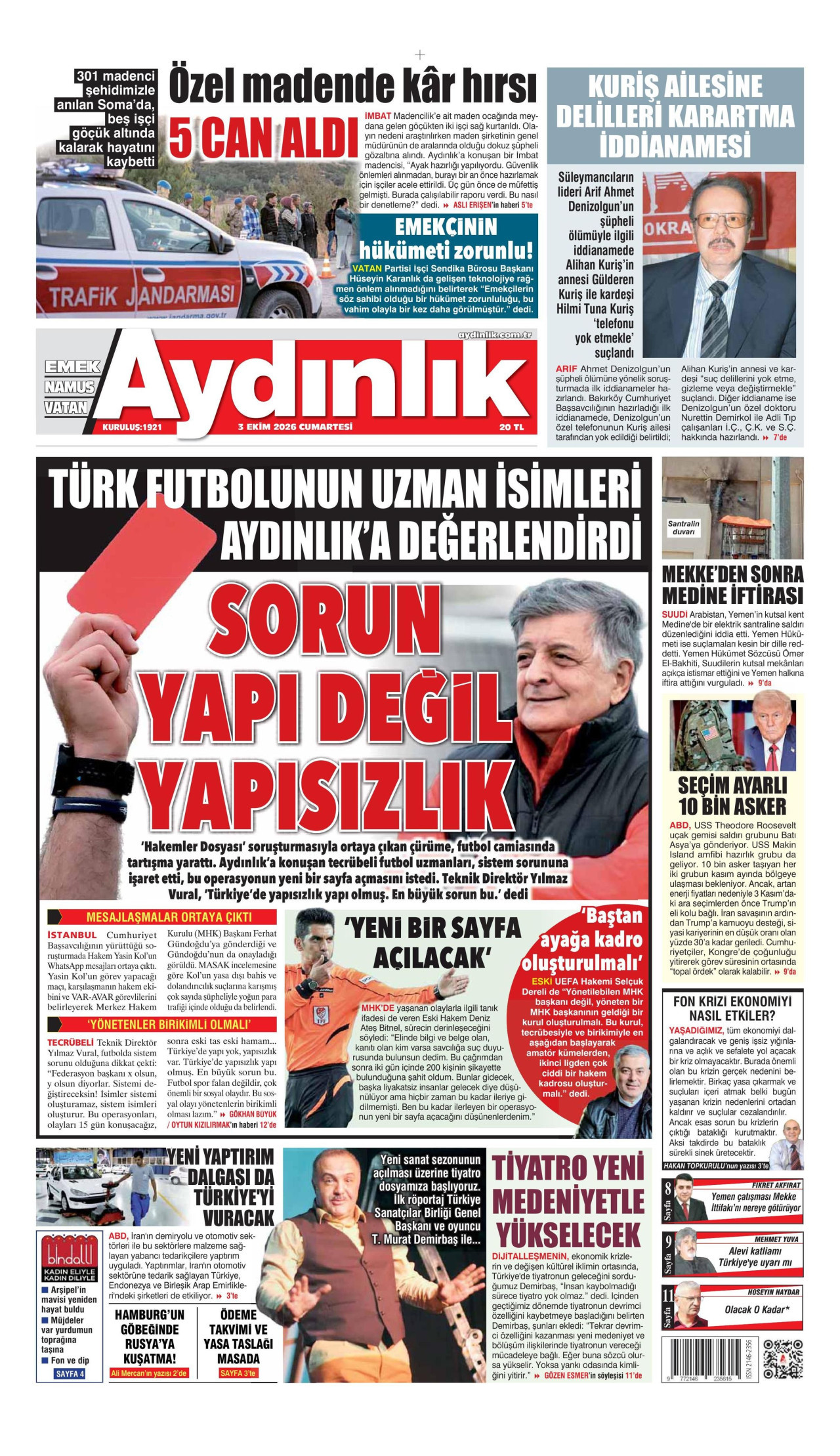 aydinlik-gazetesi gazetesi