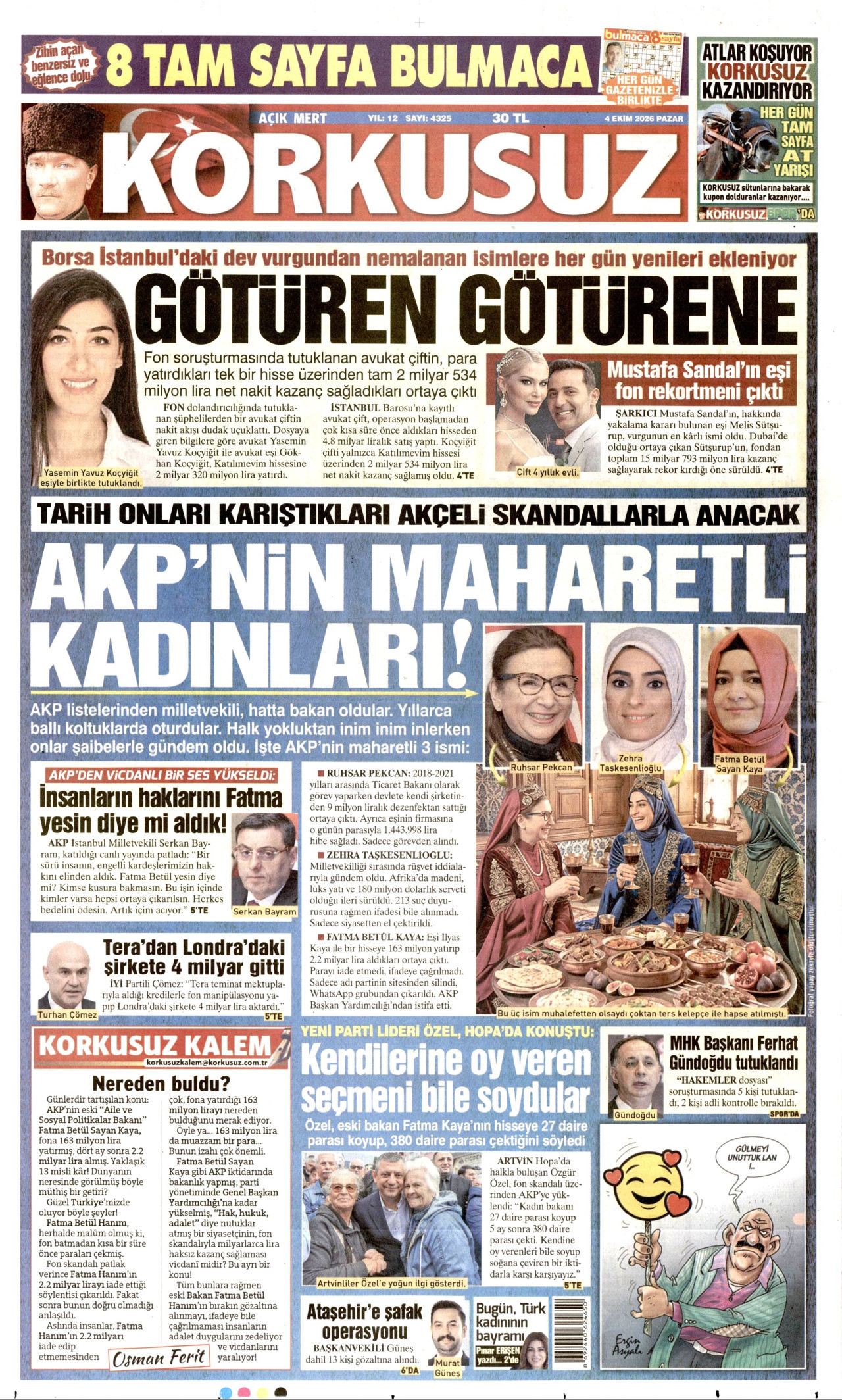 korkusuz gazetesi