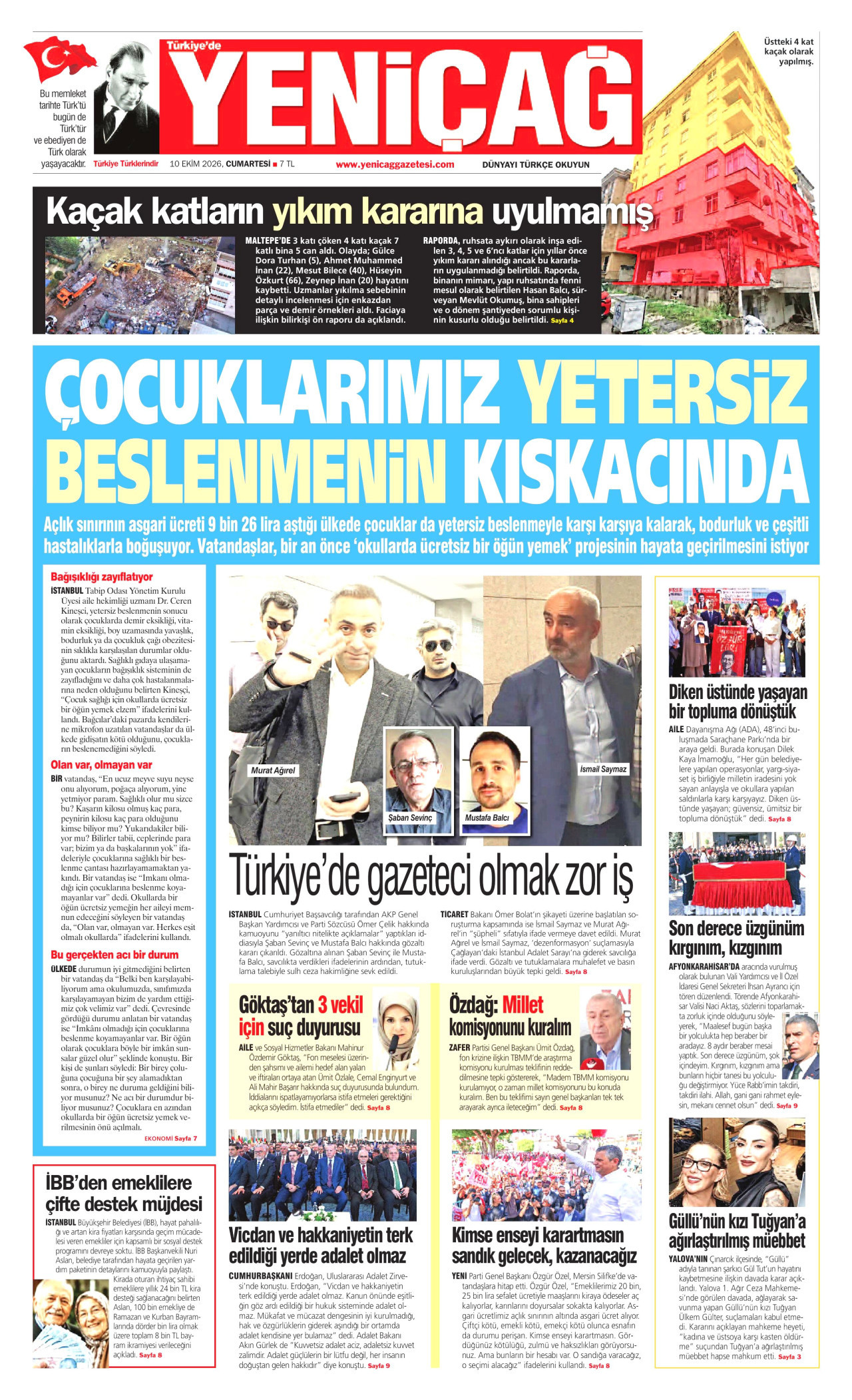 yenicag gazetesi