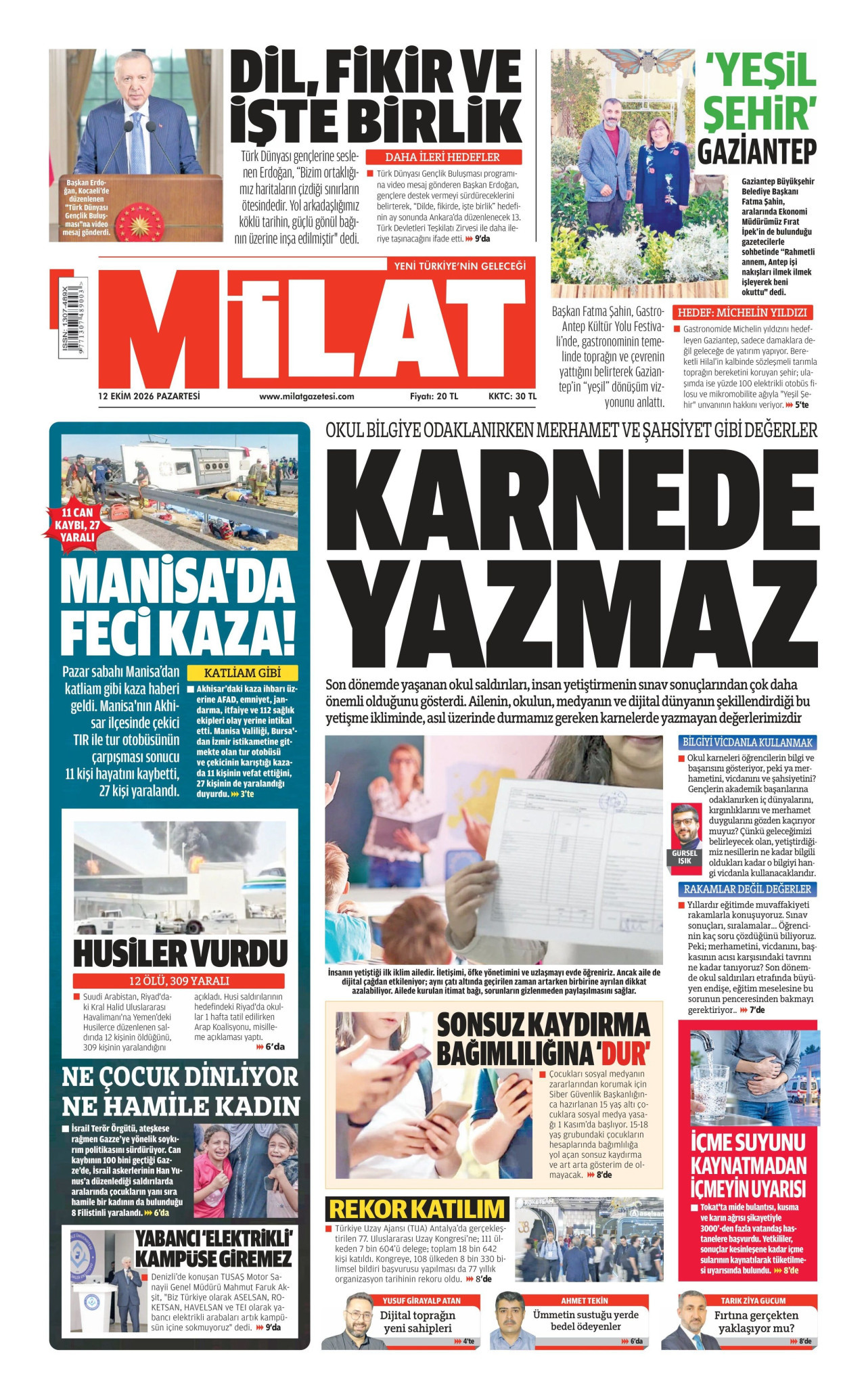 milat gazetesi