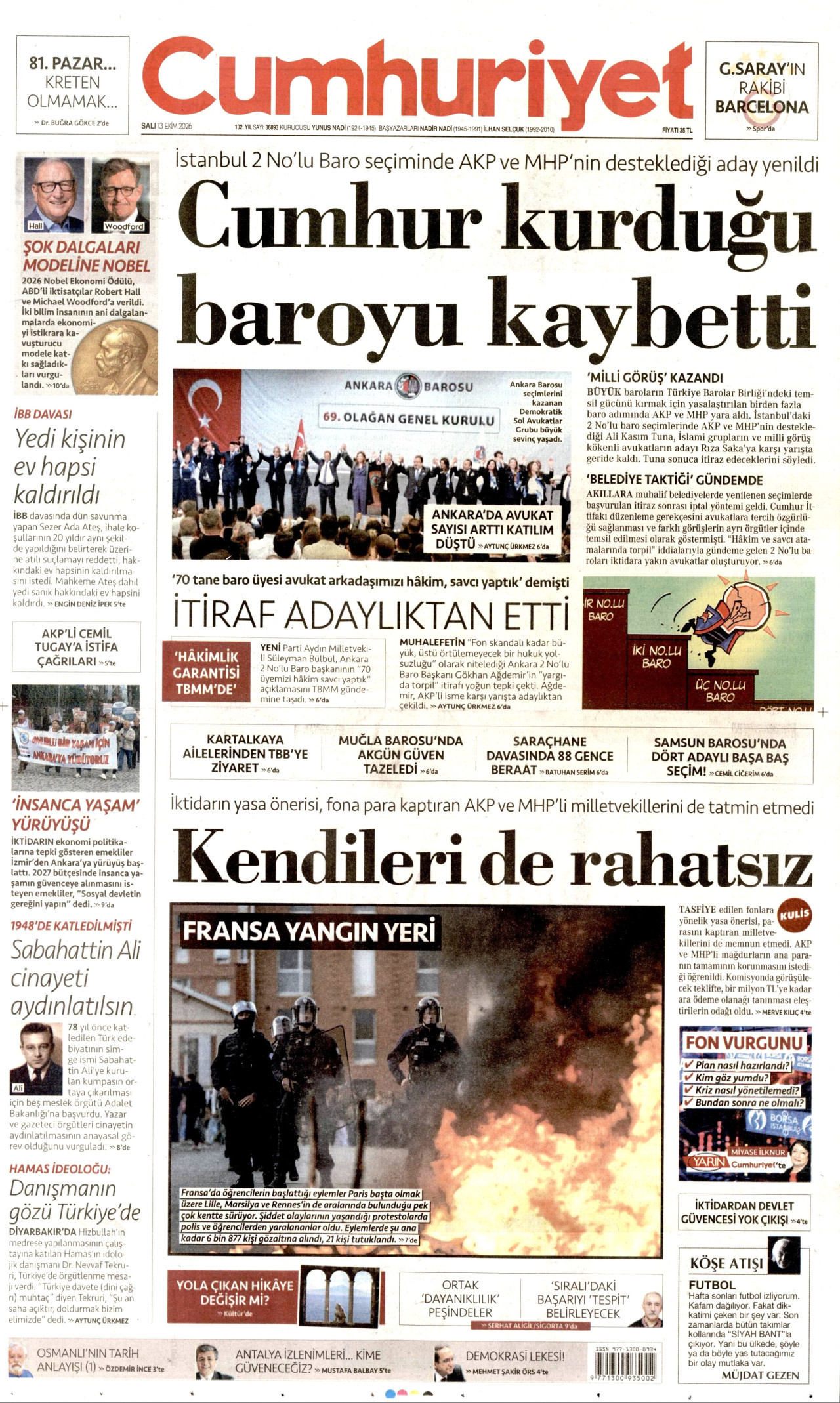 cumhuriyet gazetesi