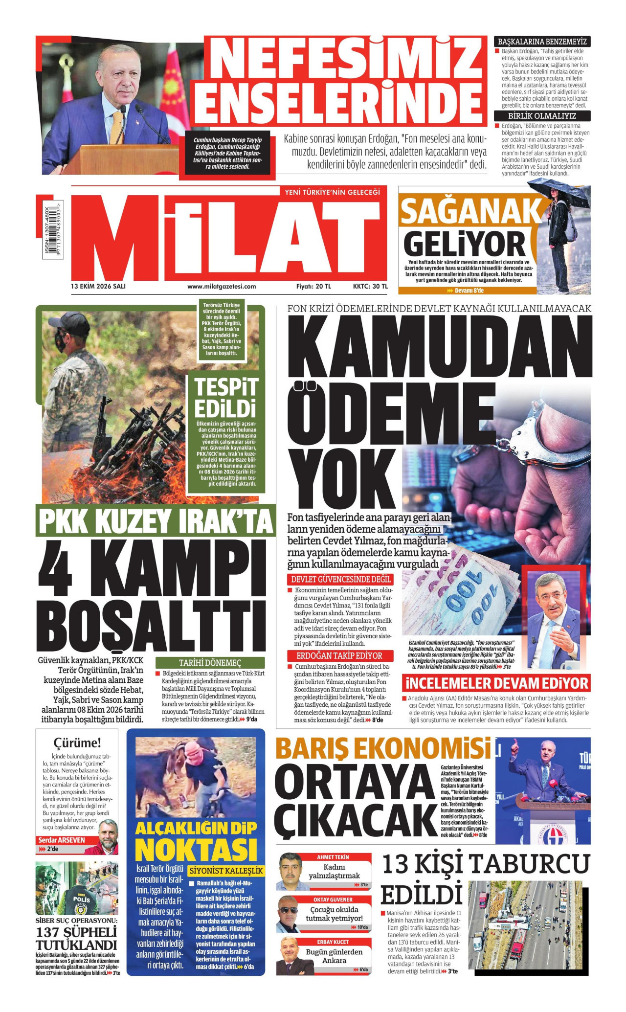 Milat Manşeti