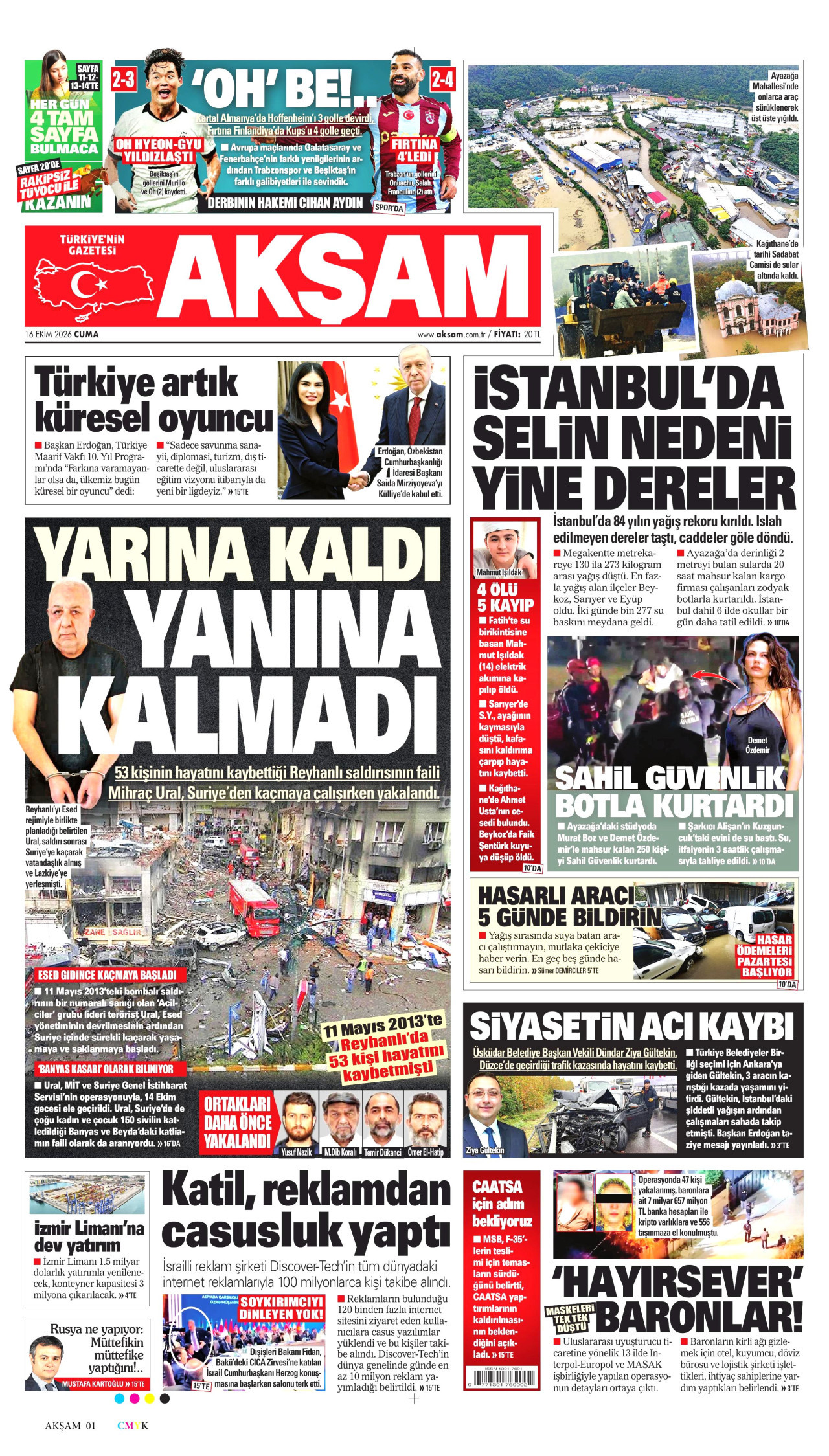 Akşam Manşeti