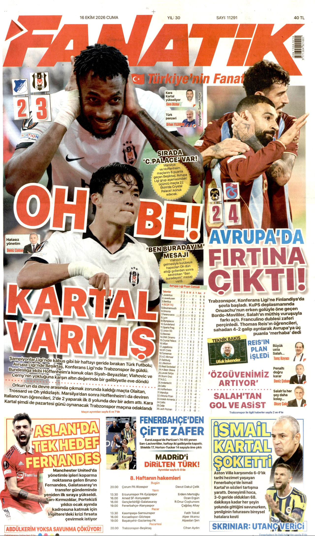 fanatik gazetesi