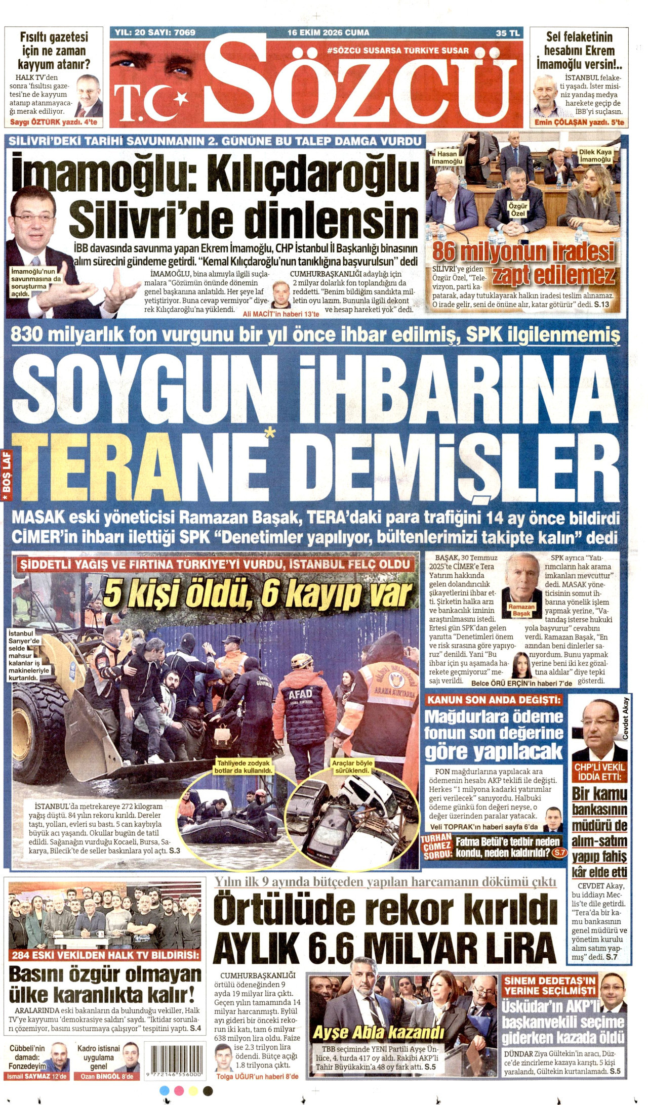 sozcu gazetesi