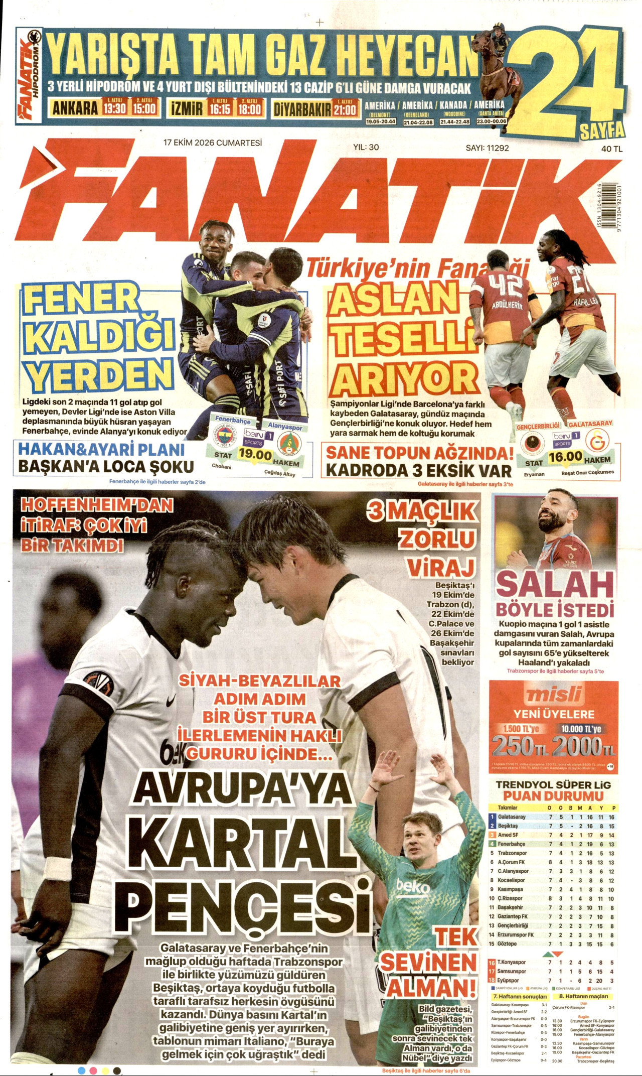 fanatik gazetesi