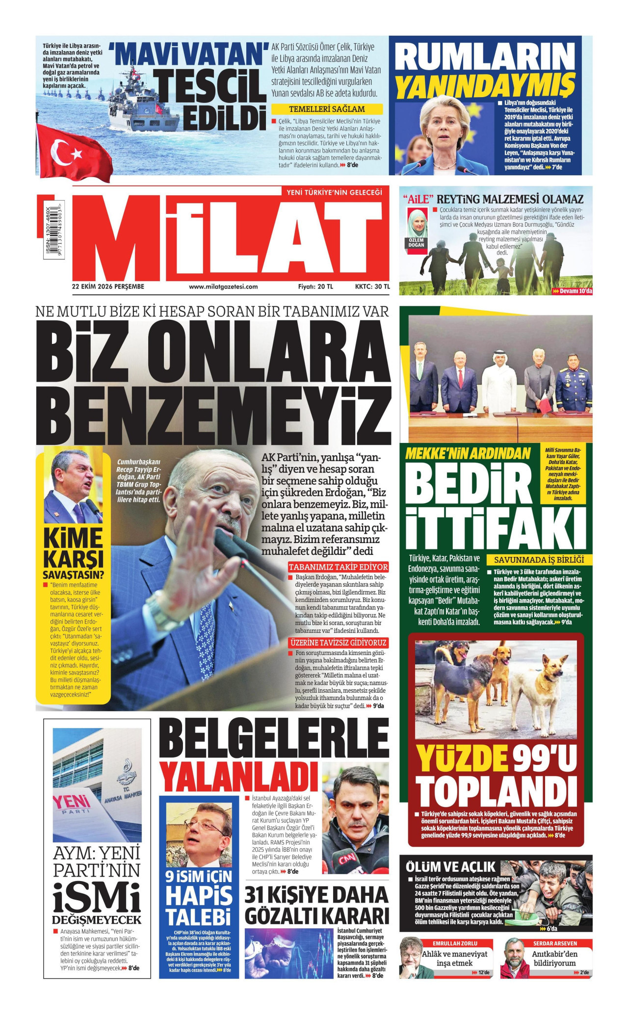 Milat Manşeti