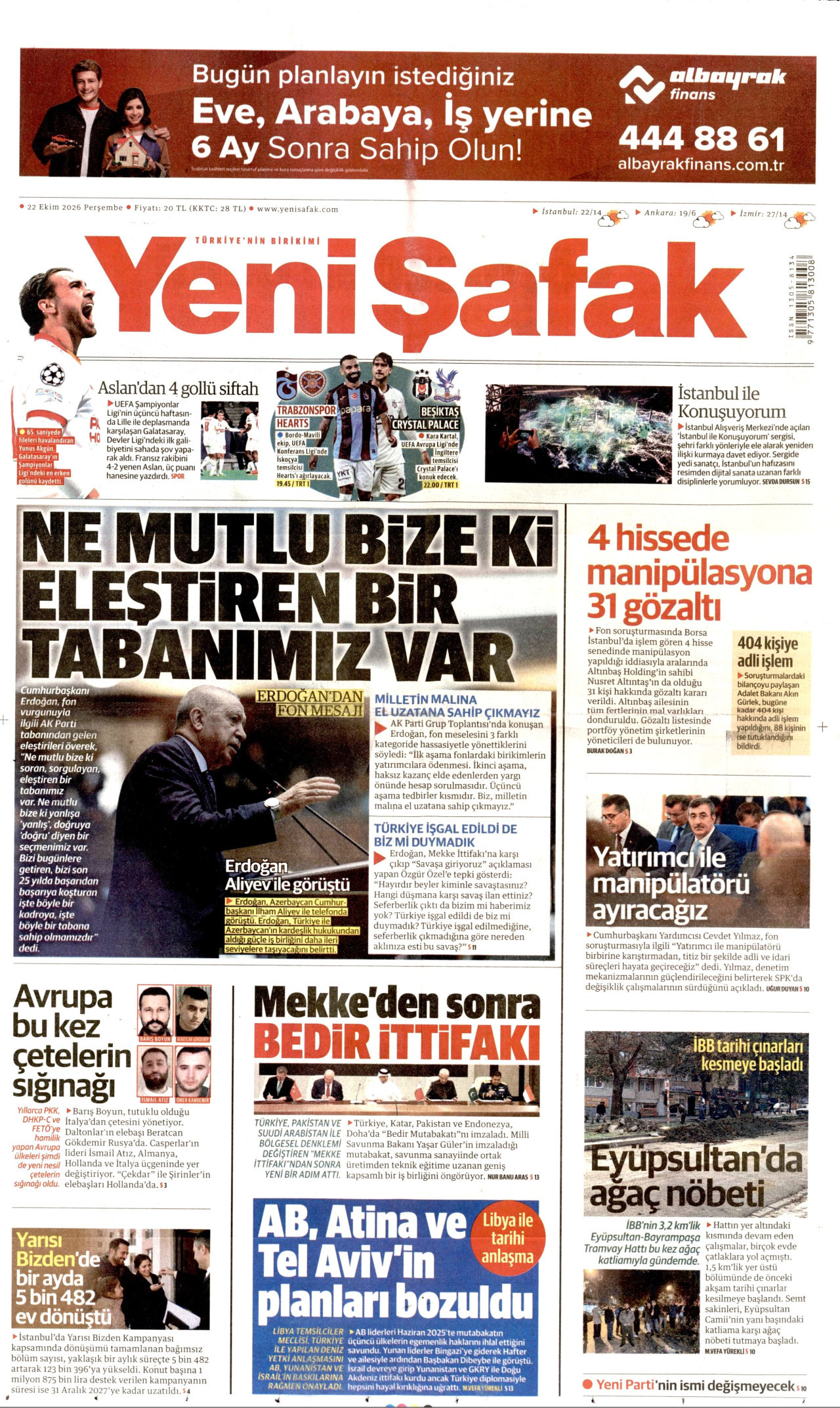 Yeni̇ şafak