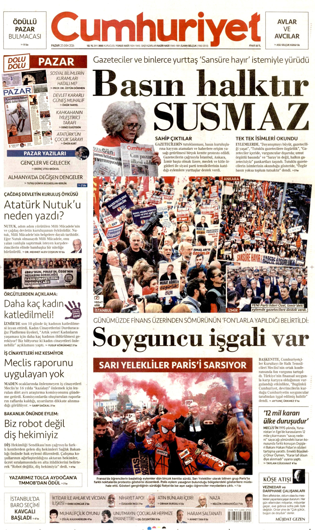 cumhuriyet gazetesi