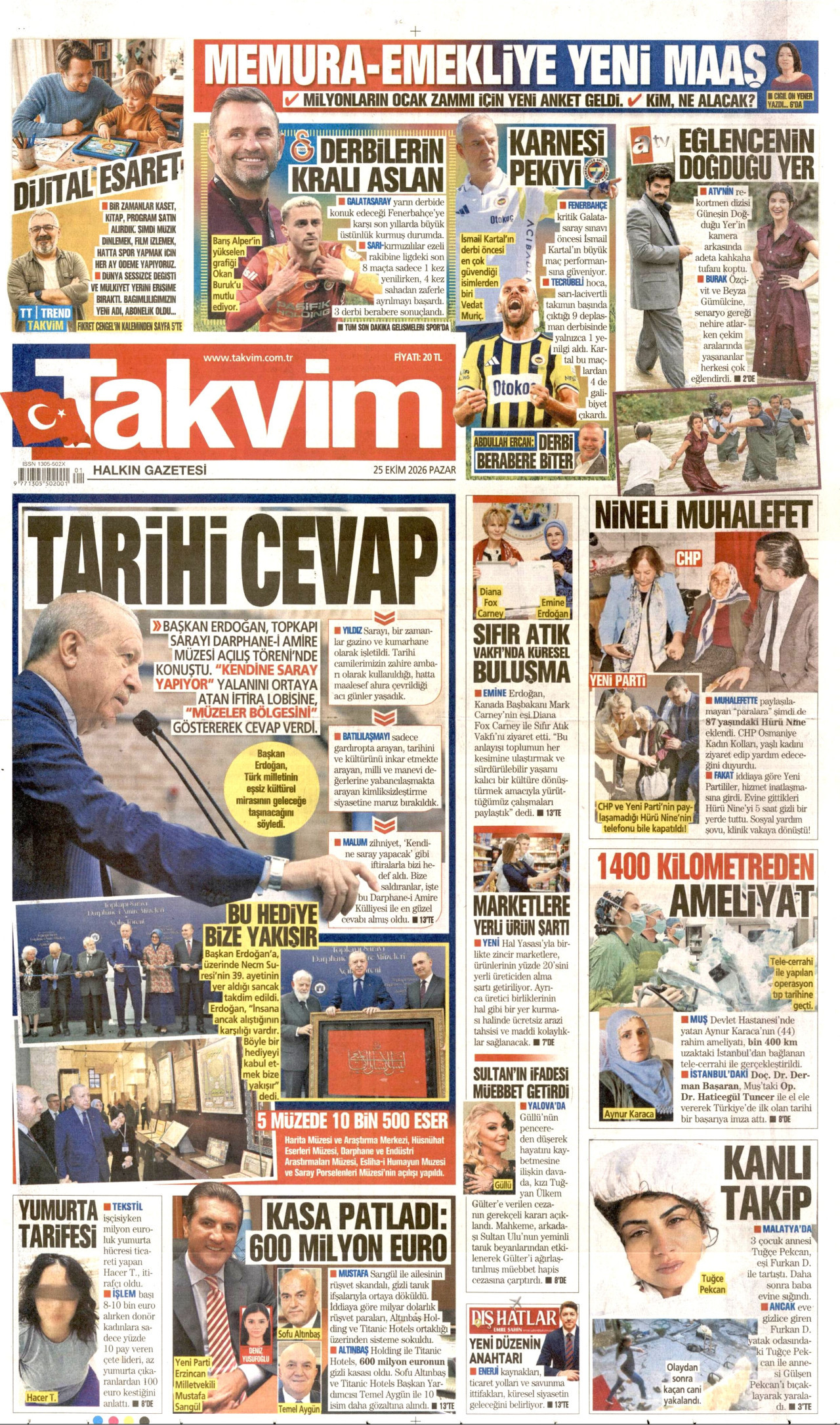 takvim gazetesi