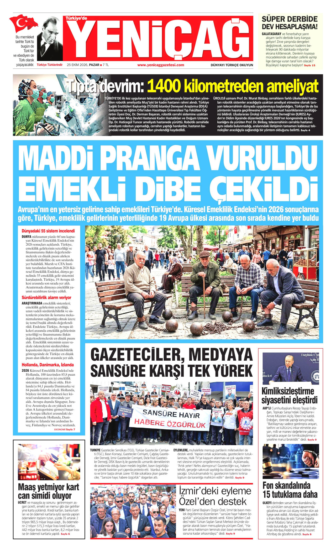 yenicag gazetesi