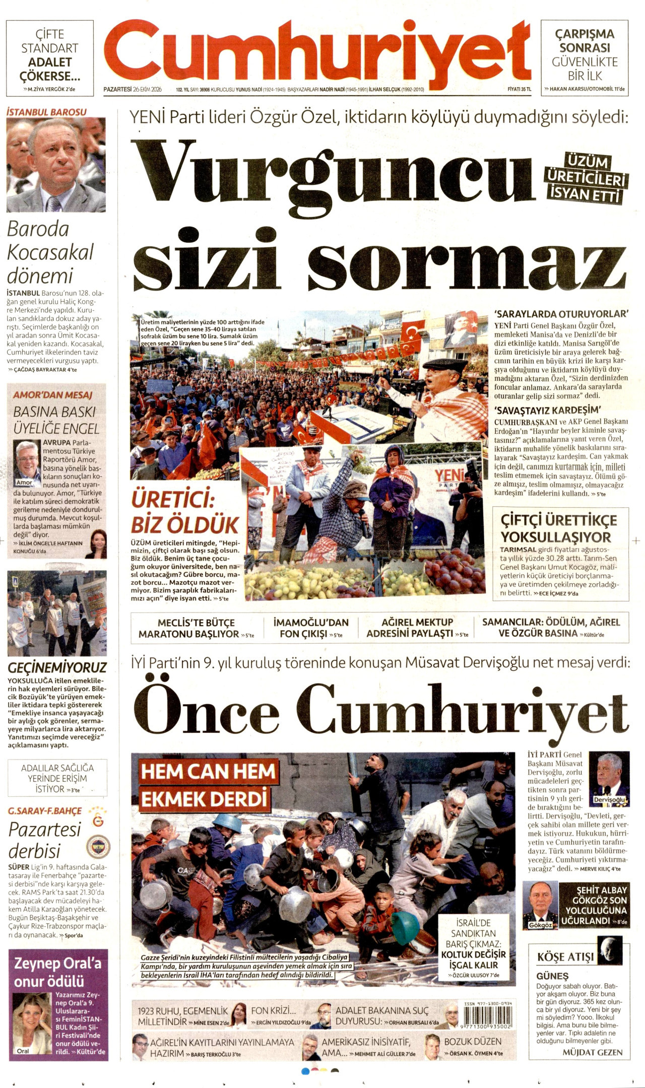 cumhuriyet gazetesi