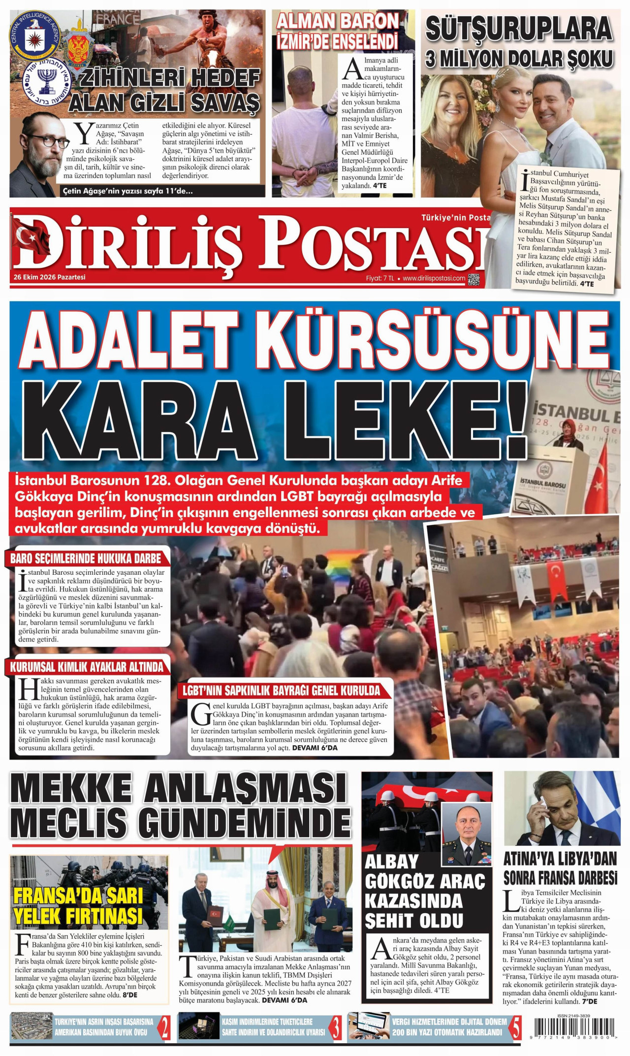 Dirilis Postasi — Günün Manşeti