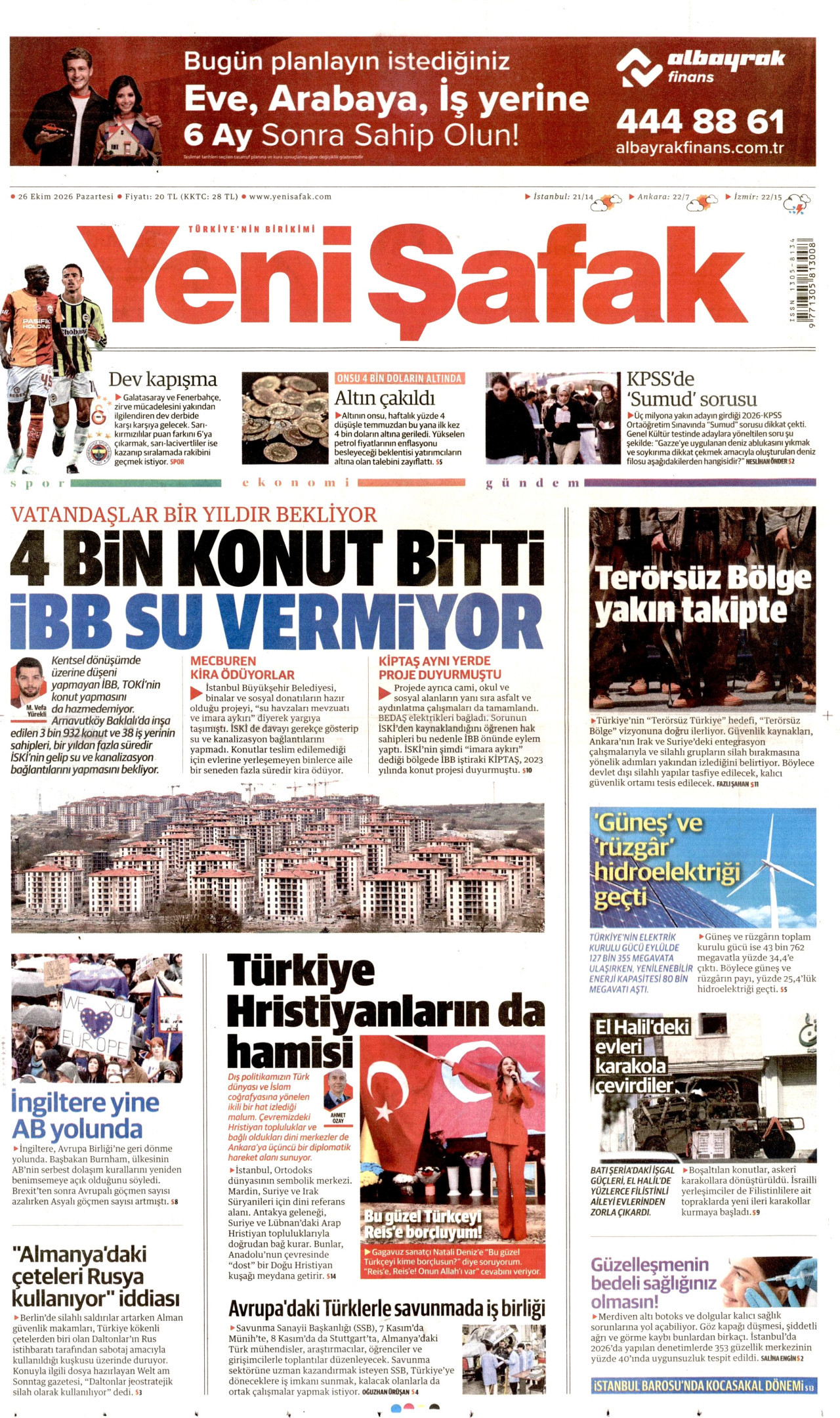 yeni-safak gazetesi