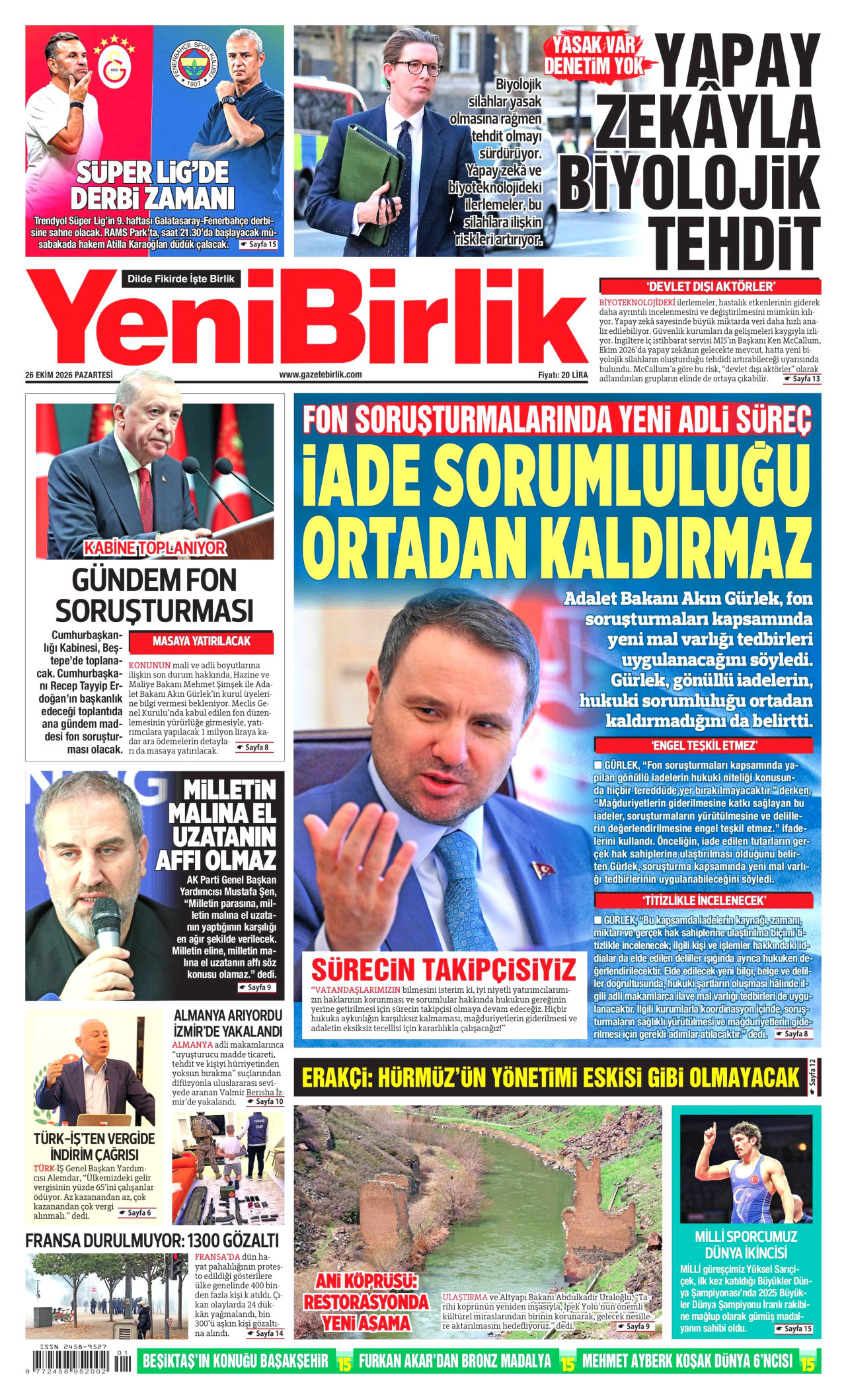 yenibirlik gazetesi