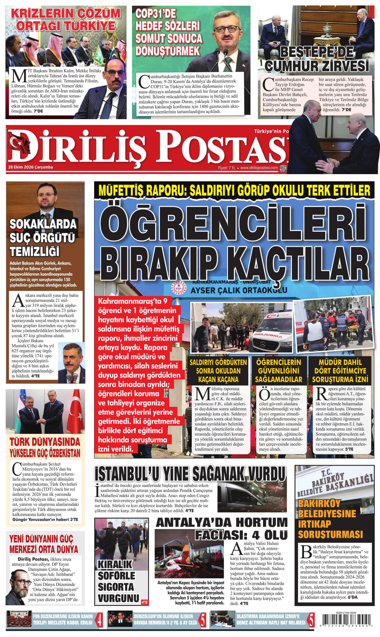 Posta Manşeti