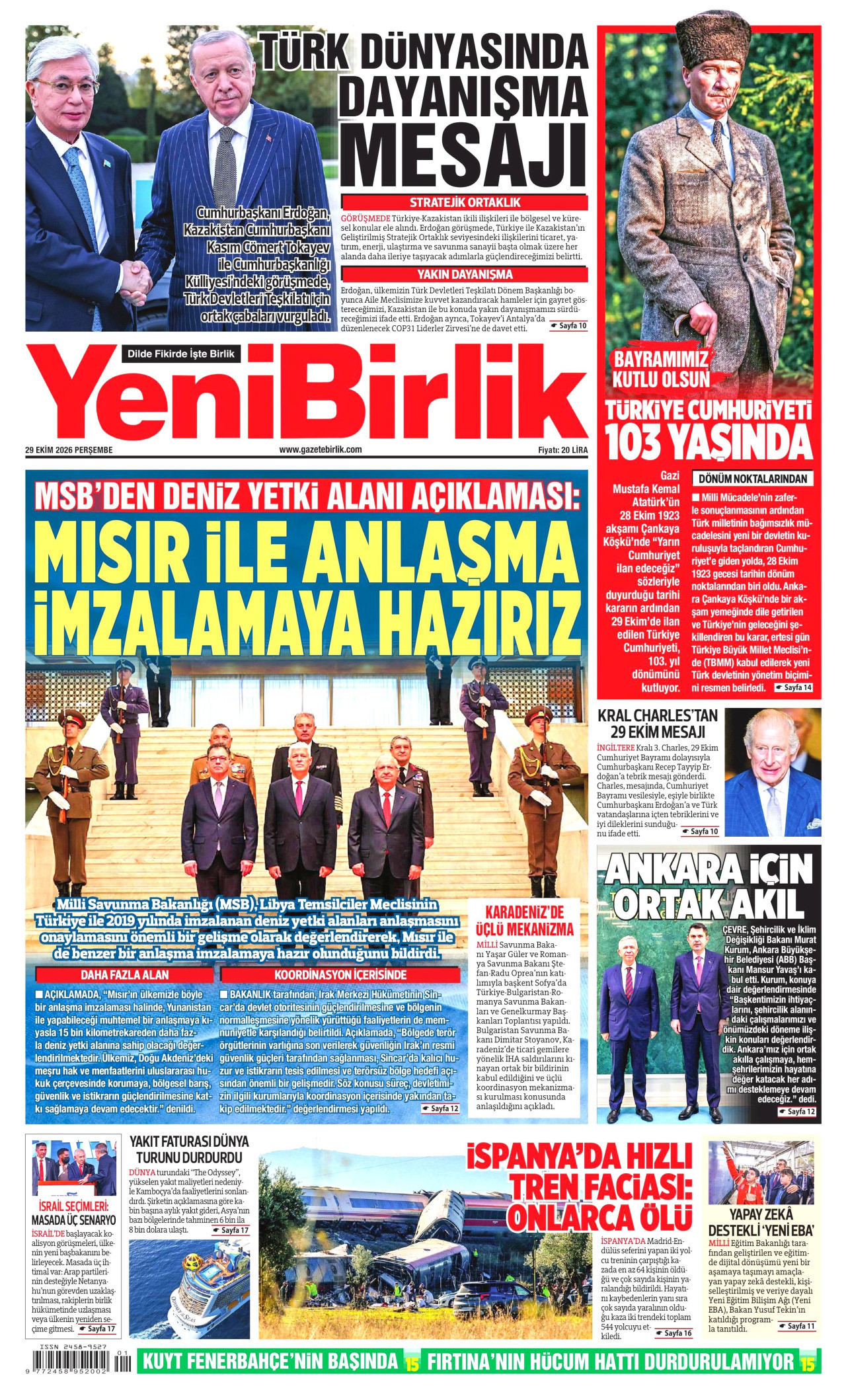 yenibirlik gazetesi