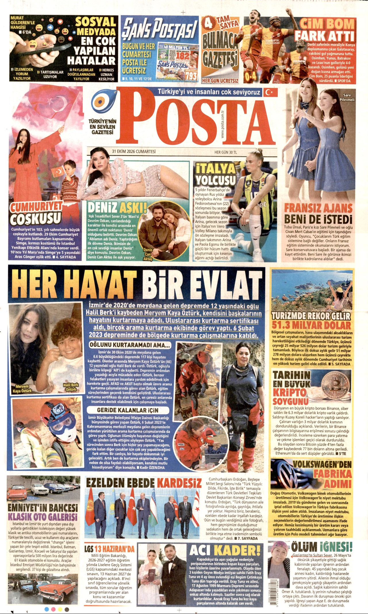 Posta Manşeti